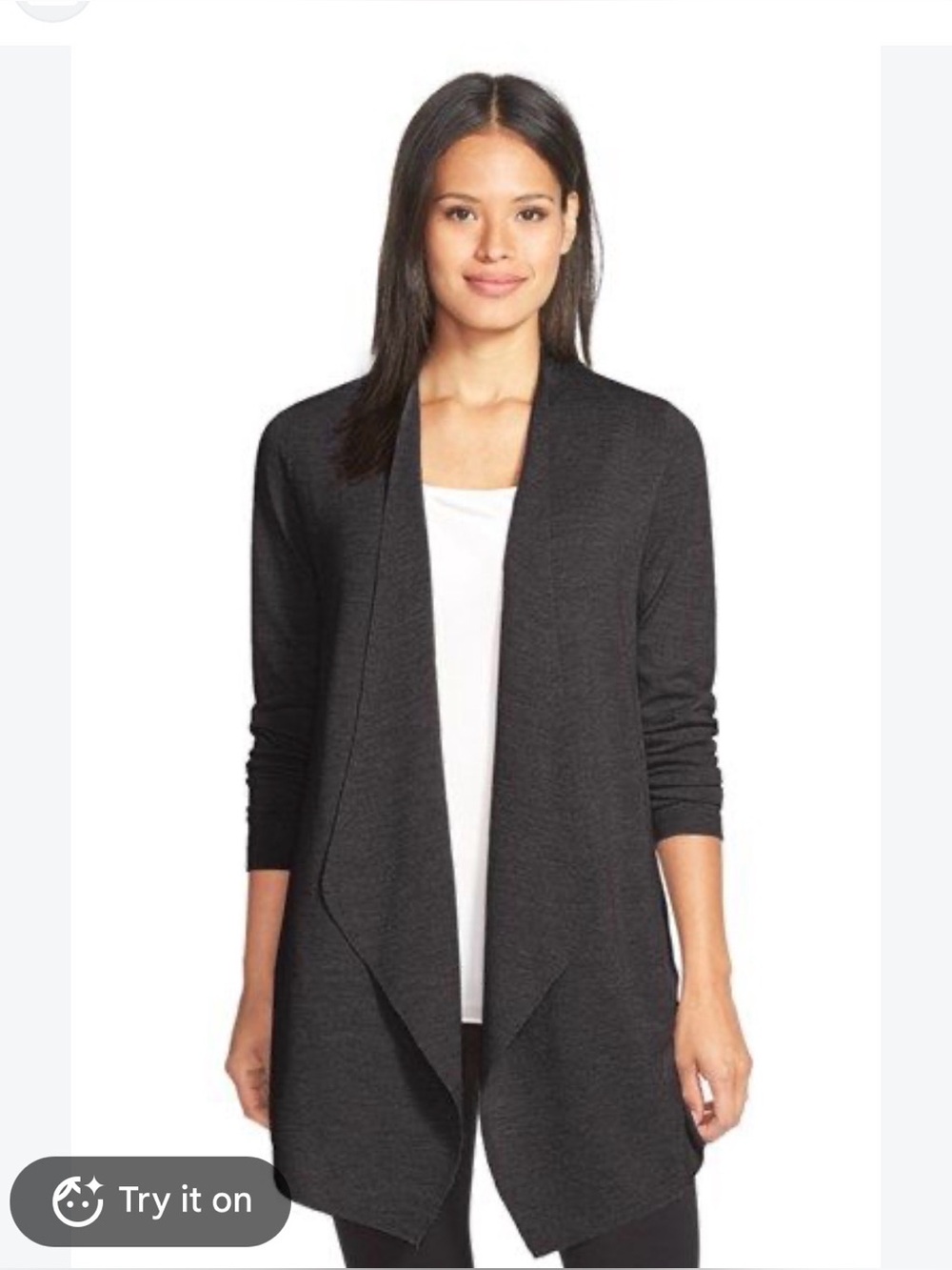 Eileen fisher 100% merino wool cardigan